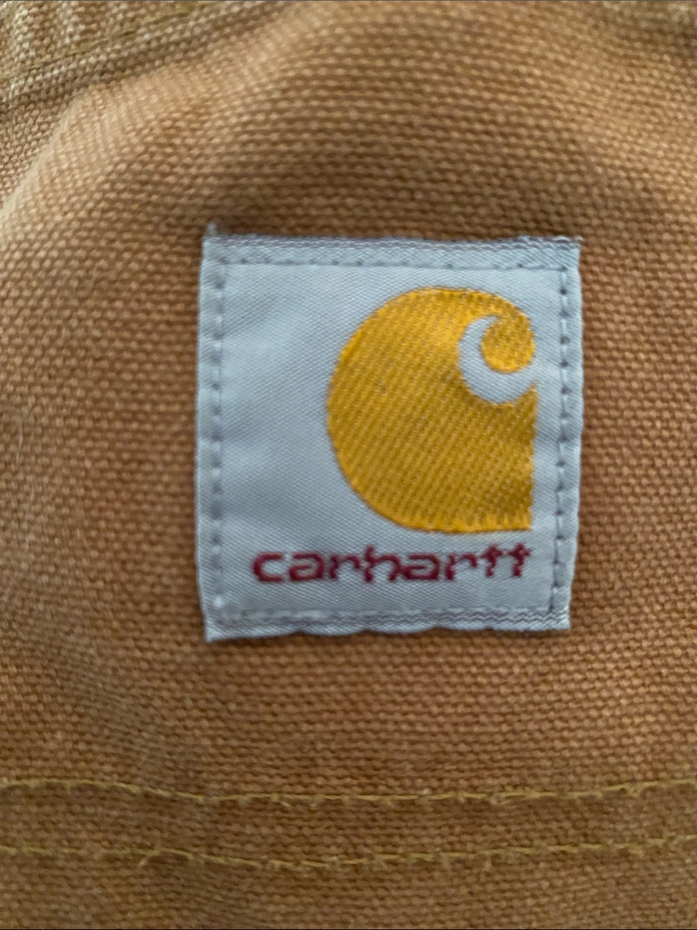Kids Carhartt canvas carpenter work pants size 10 Brown color - Picture 8 of 8